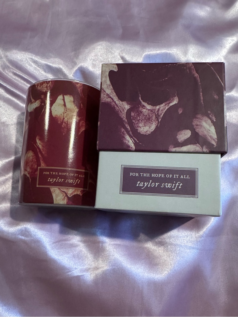 Taylor Swift For The Hope Of It All Candle